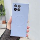 For Xiaomi 15 Solid Color Liquid Silicone MagSafe Magnetic Phone Case(Yuanfeng Blue) - 1