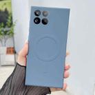For Xiaomi 15 Pro Solid Color Liquid Silicone MagSafe Magnetic Phone Case(Lavender Grey) - 1
