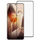 For OnePlus 13 Full Glue 9H HD 3D Curved Edge Tempered Glass Film(Black) - 1