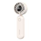 USAMS ZB352 Digital Display Folding Handheld Mini Fan(Beige) - 1