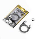WK WDC-97 Kingkong Ruike Series Braided Charging Data Cable, USB to Micro USB Port, Length: 1m(Black) - 2