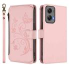 For Motorola Moto G Stylus 5G 2024 Butterfly Love Flower Multi-card Zipper Wallet Leather Phone Case(Pink) - 2