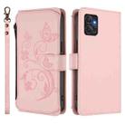 For Motorola Moto G Power 2023 5G Butterfly Love Flower Multi-card Zipper Wallet Leather Phone Case(Pink) - 2