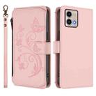 For Motorola Moto G Stylus 5G 2023 Butterfly Love Flower Multi-card Zipper Wallet Leather Phone Case(Pink) - 2