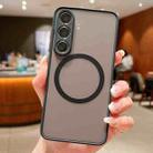 For Samsung Galaxy A56 5G Hawkeye Skin Feel MagSafe Phone Case(Black) - 1