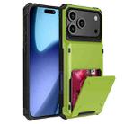 For iPhone 17 Pro Scratch-Resistant Shockproof Heavy Duty Rugged Armor Phone Case(Green) - 1
