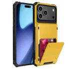 For iPhone 17 Pro Max Scratch-Resistant Shockproof Heavy Duty Rugged Armor Phone Case(Yellow) - 1