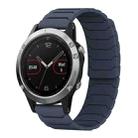 For Garmin Fenix 8/7/6/5 22mm xDfind Magnetic Silicone Watch Band(Midnight Blue) - 1