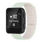 For Garmin Forerunner 35/30/35J 20mm xDfind Magnetic Silicone Watch Band(Mint Green Starlight) - 1