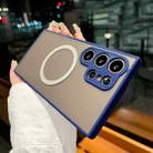 For Samsung Galaxy S23 Ultra 5G Hawkeye Skin Feel MagSafe Phone Case(Royal Blue) - 1