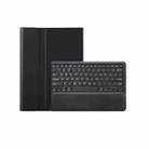 For Xiaomi Pad 7S Pro 12.5 inch Ultra-thin Detachable Bluetooth Keyboard Leather Tablet Case(Black) - 1
