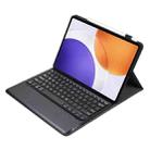 For Xiaomi Pad 7S Pro 12.5 inch Ultra-thin Detachable Bluetooth Keyboard Leather Tablet Case(Black) - 3