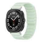 For Samsung Galaxy Watch Ultra / Ultra 2025 xDfind Magnetic Silicone Watch Band(Mint Green) - 1