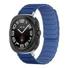 For Samsung Galaxy Watch Ultra / Ultra 2025 xDfind Magnetic Silicone Watch Band(Navy Blue) - 1