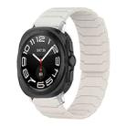 For Samsung Galaxy Watch Ultra / Ultra 2025 xDfind Magnetic Silicone Watch Band(Starlight) - 1