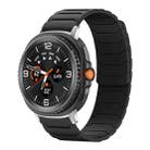 For Samsung Galaxy Watch8 / 8 Classic xDfind Magnetic Silicone Watch Band(Black) - 1