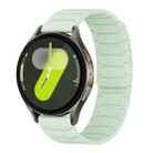 For Samsung Galaxy Watch 7 / 6 / 5 / FE xDfind Magnetic Silicone Watch Band(Mint Green) - 1