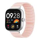 For Xiaomi Smart Band 9 Pro/8 Pro/Redmi Watch 5/4 xDfind Magnetic Silicone Watch Band(Pink Sand) - 1