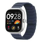 For Xiaomi Smart Band 9 Pro/8 Pro/Redmi Watch 5/4 xDfind Magnetic Silicone Watch Band(Midnight Blue) - 1