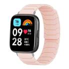 For Redmi Watch 3 Active / Watch 3 Lite xDfind Magnetic Silicone Watch Band(Pink Sand) - 1