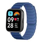 For Redmi Watch 3 Active / Watch 3 Lite xDfind Magnetic Silicone Watch Band(Navy Blue) - 1