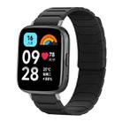 For Redmi Watch 3 Active / Watch 3 Lite xDfind Magnetic Silicone Watch Band(Black) - 1
