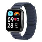 For Redmi Watch 3 Active / Watch 3 Lite xDfind Magnetic Silicone Watch Band(Midnight Blue) - 1