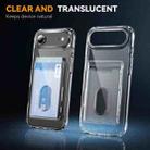 For iPhone 17 Air Crystal Clear Card Slot PC Hybrid TPU Phone Case(Transparent) - 3