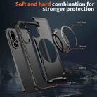 For Samsung Galaxy M56 5G / F56 5G Metal 360 Degree Rotation Holder MagSafe Phone Case(Black) - 3