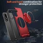 For Samsung Galaxy M56 5G / F56 5G Metal 360 Degree Rotation Holder MagSafe Phone Case(Red) - 3