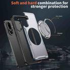 For Samsung Galaxy M56 5G / F56 5G Metal 360 Degree Rotation Holder MagSafe Phone Case(Grey) - 3