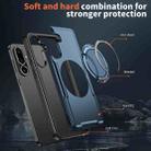 For Samsung Galaxy M56 5G / F56 5G Metal 360 Degree Rotation Holder MagSafe Phone Case(Navy Blue) - 3