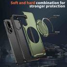 For Samsung Galaxy M56 5G / F56 5G Metal 360 Degree Rotation Holder MagSafe Phone Case(Olive Green) - 3