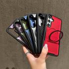 For Samsung Galaxy S25 / S24 5G Metal 360 Degree Rotation Holder MagSafe Phone Case(Black) - 2