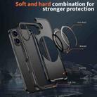 For iPhone 17 Metal 360 Degree Rotation Holder MagSafe Phone Case(Black) - 3