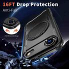 For iPhone 17 Air Metal 360 Degree Rotation Holder MagSafe Phone Case(Black) - 3