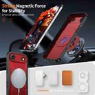 For iPhone 17 Air Metal 360 Degree Rotation Holder MagSafe Phone Case(Red) - 2