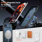For iPhone 17 Air Metal 360 Degree Rotation Holder MagSafe Phone Case(Navy Blue) - 2