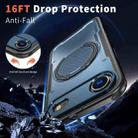 For iPhone 17 Air Metal 360 Degree Rotation Holder MagSafe Phone Case(Navy Blue) - 3