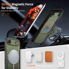 For iPhone 17 Air Metal 360 Degree Rotation Holder MagSafe Phone Case(Olive Green) - 2