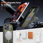 For iPhone 17 Pro Max Metal 360 Degree Rotation Holder MagSafe Phone Case(Olive Green) - 2