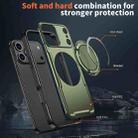 For iPhone 17 Pro Max Metal 360 Degree Rotation Holder MagSafe Phone Case(Olive Green) - 3