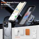For iPhone 16 Pro Max Metal 360 Degree Rotation Holder MagSafe Phone Case(Grey) - 2