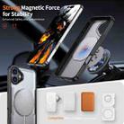 For iPhone 16 Plus Metal 360 Degree Rotation Holder MagSafe Phone Case(Grey) - 2