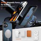 For iPhone 16 Plus Metal 360 Degree Rotation Holder MagSafe Phone Case(Navy Blue) - 2