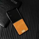 For Xiaomi Mix Flip 2 Crazy Horse Texture PU Phone Case(Orange) - 2