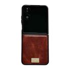 For Xiaomi Mix Flip 2 Crazy Horse Texture PU Phone Case(Red) - 1