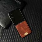 For Xiaomi Mix Flip 2 Crazy Horse Texture PU Phone Case(Red) - 2