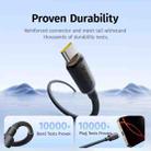Baseus Foamed Silicone Magnetic 100W Type-C to Type-C Fast Charging Cable, Length: 1m(Black) - 3