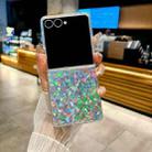 For Samsung Galaxy Z Flip7 5G Transparent Edge PC Folding Phone Case(Northern Lights) - 2